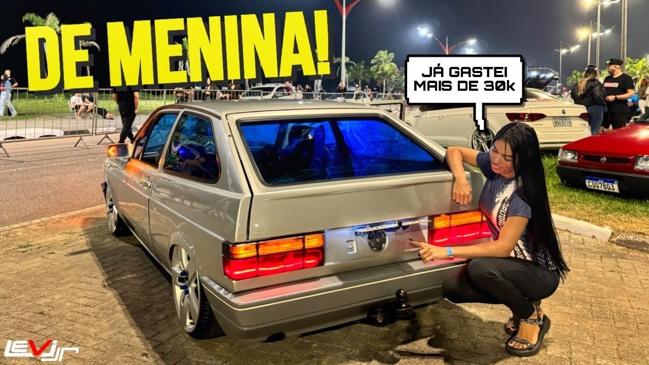 GOL FEITO EM CASA COM METAL FLAKE E MUITO MAIS, MERECIA DESTAQUE FEMININO DO BEACH CAR?