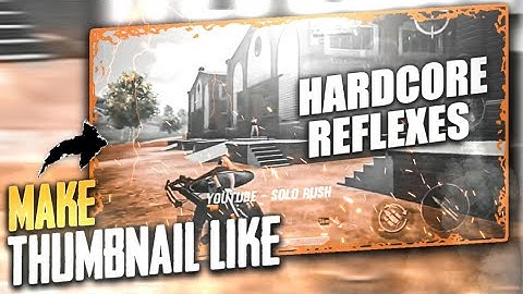 Make Pubg Mobile Montage Thumbnail Like Solo Rush On Android | PS CC