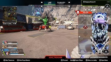 Apex Legends 3 am RAGE hacking trio stack in ranked