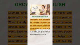 Grow With English: More Than Just Words | English Reading & Listening Practice (A2-B1)