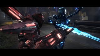 Blue Beetle 2023 - Blue Beetle Vs Carapax Fight II Carapax sets his OMAC  suit to explode
