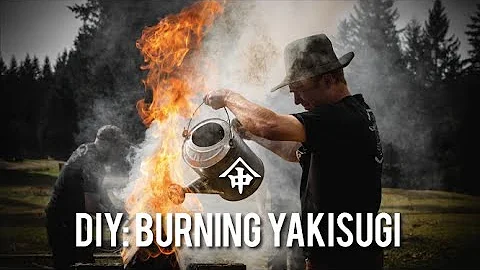 DIY: Yakisugi "Shou Sugi Ban" Wood Burning by the Traditional Japanese Flue Method