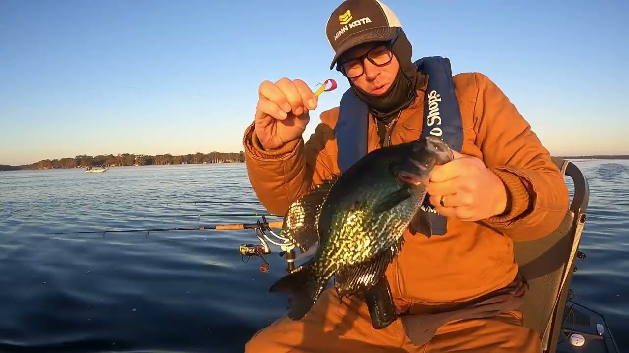 Winter Time Crappie--Central Florida--Long line trolling