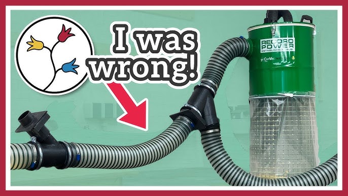 How to make short hose for shop vac dust collection systems 