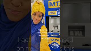 This ATM tried to outdress me! 😅 💙💛🤍 | Zeynabu-Le&#39;Von #lifestylevlogger #funfashion #funnymishaps