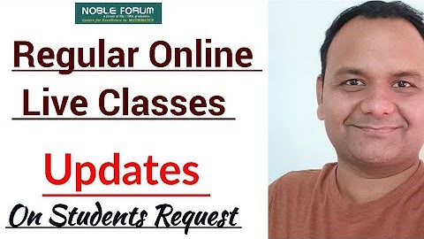 New Regular Online Live Class | PhD Exam | Upcoming NET Exam | ISI | CMI