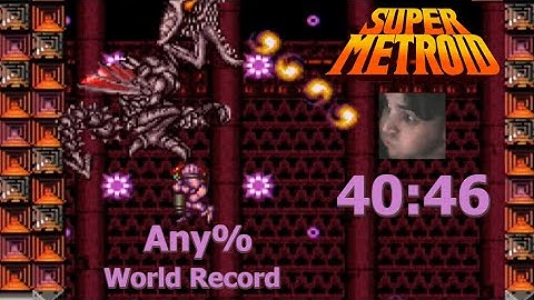 Super Metroid any% speedrun in 40:46 (0:27 IGT)