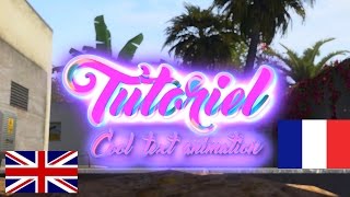 Cool text animation l Sony vegas tutorial