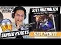 Siti Nurhaliza - Medley Jerat Percintaan,Purnama Merindu,Nian Di Hati (live) | SINGER REACTION