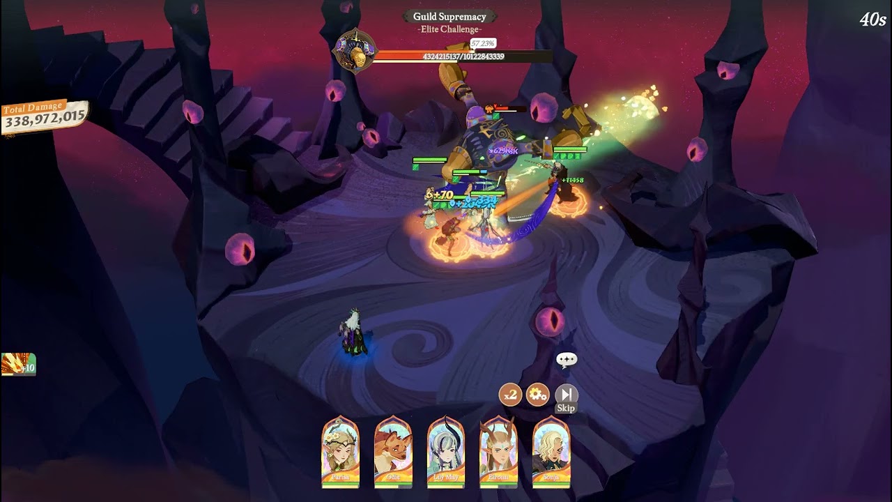 AFK Journey New Season Guild Supremacy Glyphshade FTP Battle 689M Damage 