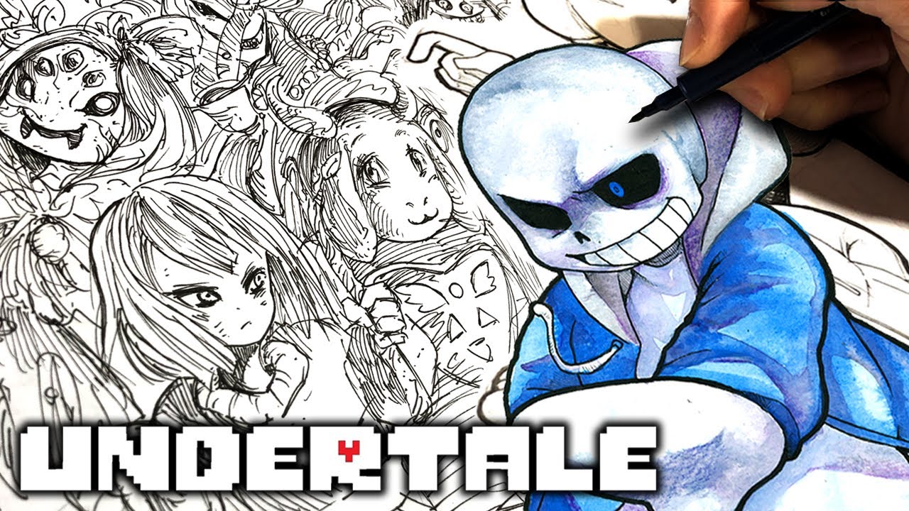 Undertale Speedpaint 1 Hour Drawing Youtube