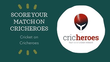 Score your cricket match on Cricheroes scoring app