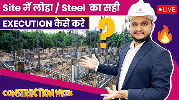 Site Reinforcement Execution Work at Site | Steel Check List | Site Execution Process Step by Step