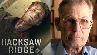 'The End of the Battle \& Interview w\/ the Real Desmond Doss' Scene | Hacksaw Ridge