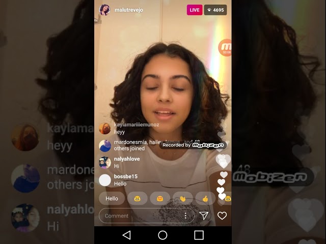 MALU TREVEJO TALKS ABOUT 5 GIRLS HATING ON HER ON INSTA LIVE class=