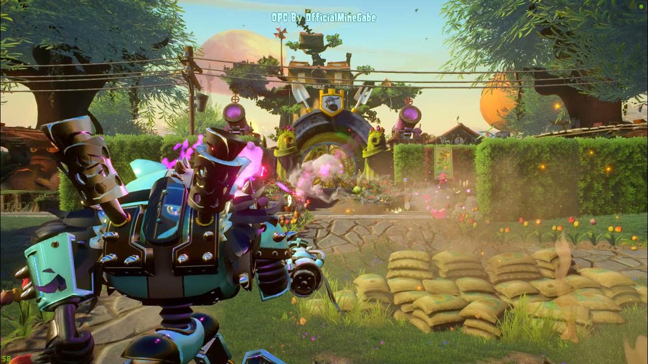 PvZ GW2 Backyard Battleground 10 OPC Mod и Vivid Warfare YouTube