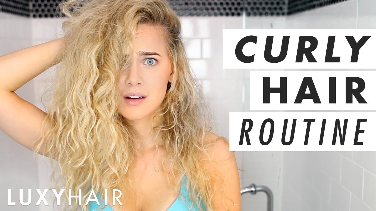 Easy Curly Hair Routine Wet To Dry Luxy Hair