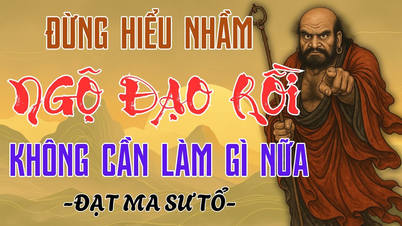 Đừng Hiểu Lầm Ngộ Đạo Rồi Không Cần Làm Gì Nữa–Lời Dạy Của Bồ Đề Đạt Ma Giúp Người Tu Giữ Chánh Niệm