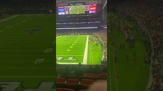 View from my seat at NRG stadium