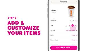 How to Mobile Order on the Dunkin' App for DD Perks Members