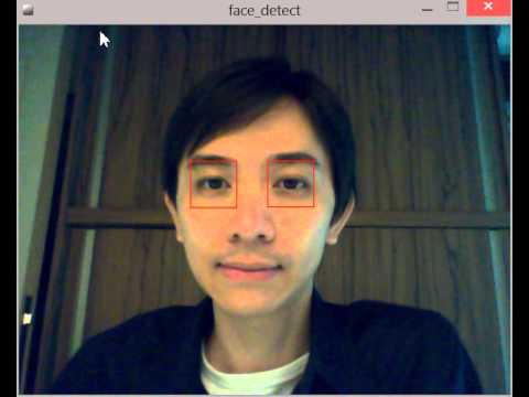 eye detection, processing + opencv