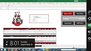 Project Showcase: Excel Nutrition Form