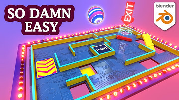 How I Accidentally Made a Game with Blender(without Coding)(tutorial)