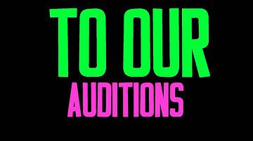 Auditions // Multifandom Studio // OPEN! by GloriousChild Studios