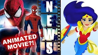 spider animated dc super hero parker peter trailer