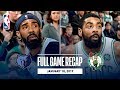 Full Game Recap Grizzlies Vs Celtics Kyrie Goes For 38 Points 11 Assists
