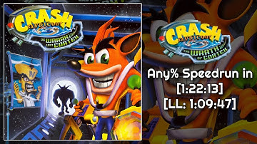 Crash Bandicoot: The Wrath of Cortex - Any% Speedrun in [1:22:13] [LL: 1:09:47] [PB]