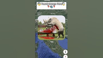 😱i found strange rhino 🤯🦏 on Google maps and Google Earth 🌍
