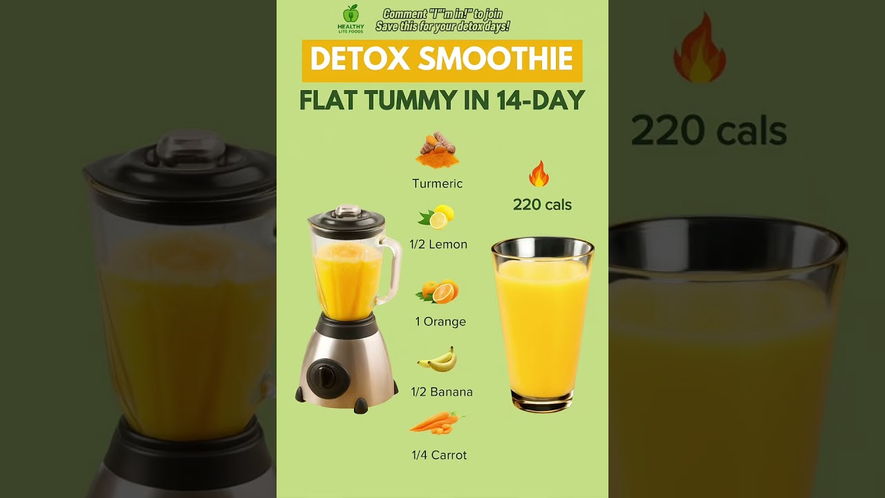 Lose Belly Fat Fast with This Detox Smoothie
