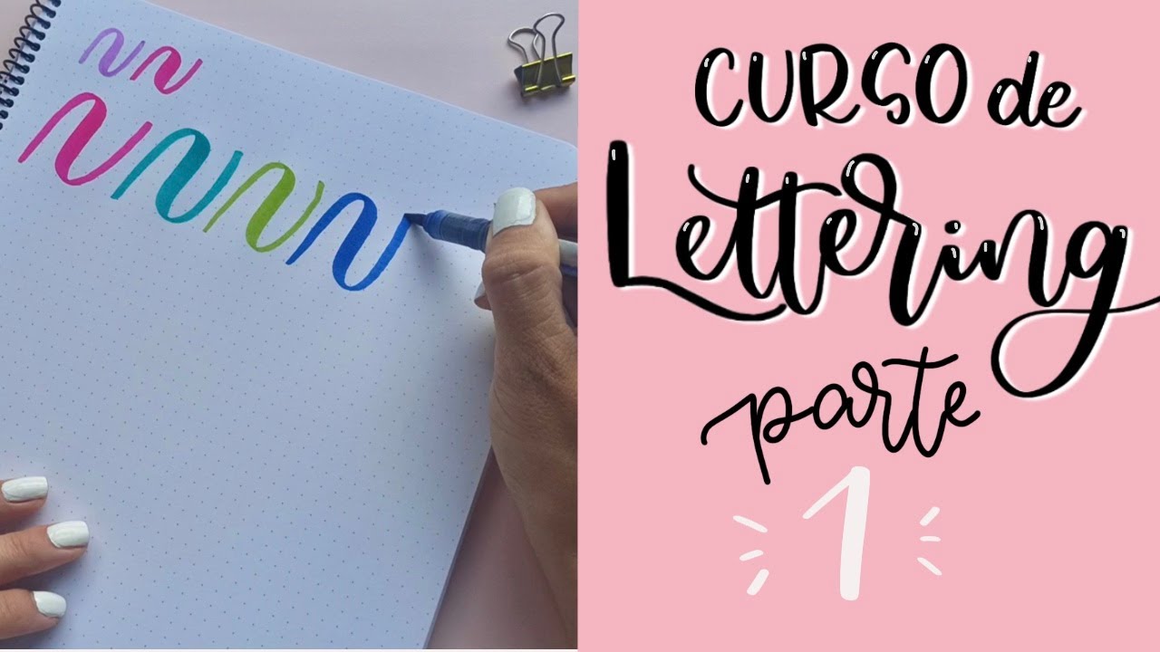 Lettering sem complicação - Aula 1/4 (NOVA) - Curso grátis de