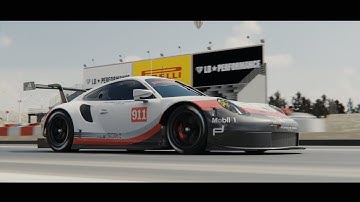 Porsche 911 RSR | Blender 3D Car Animation