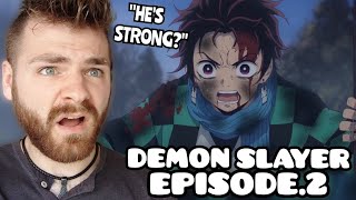 THE MOUNTAIN CLIMB??!! | DEMON SLAYER - EPISODE 2 | New Anime Fan! | REACTION