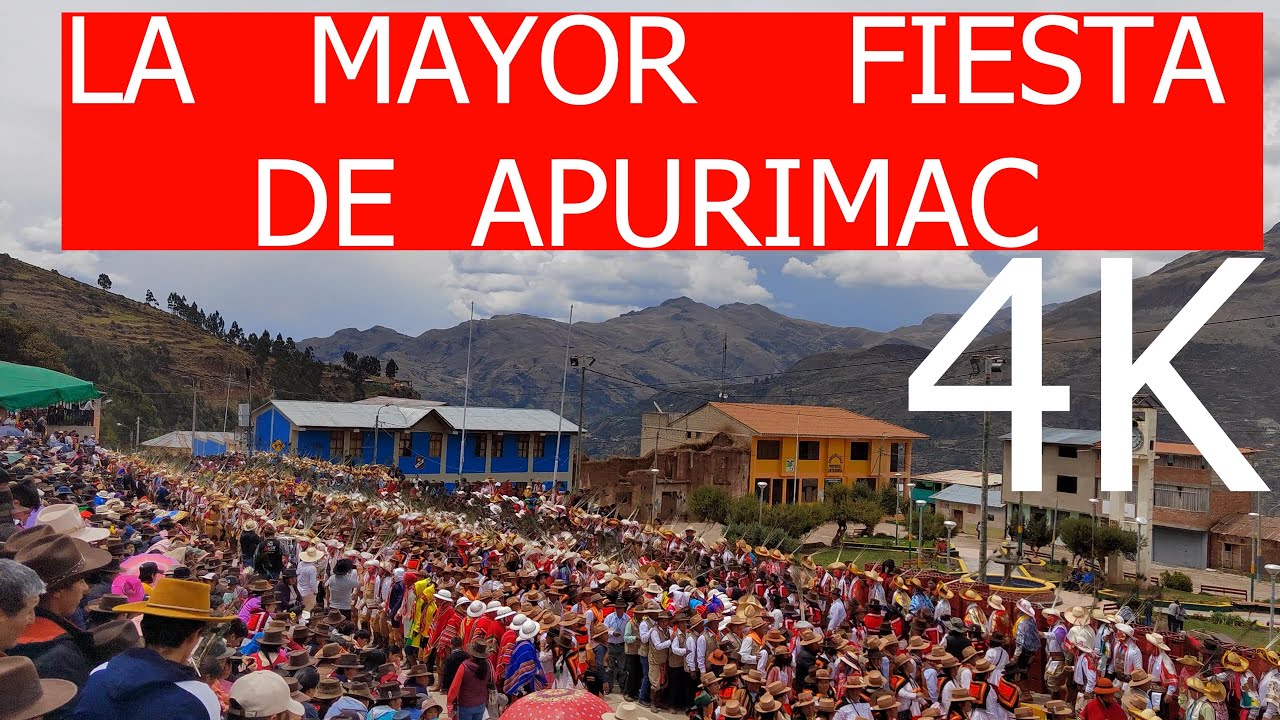 LA MAYOR FIESTA DE APURIMAC HUAYLIA ANTABAMBINA