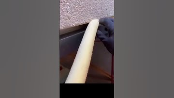 Backer rod, tape and caulking = waterproof window