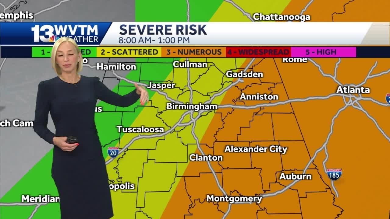 Strong to severe storms possible today - YouTube