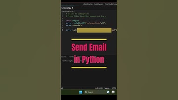 Send Email Using Python #ytshorts #coding #trending #pythontutorial  #pythontricks