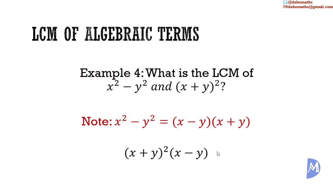 lowest-common-multiple-of-algebraic-terms-algebra-youtube