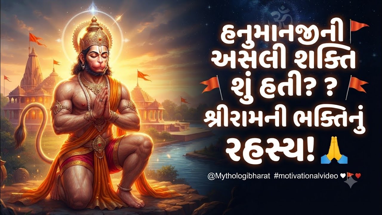 🙏 હનુમાનજીની અસલી શક્તિ શું હતી? શ્રીરામની ભક્તિનું રહસ્ય 🕉️
