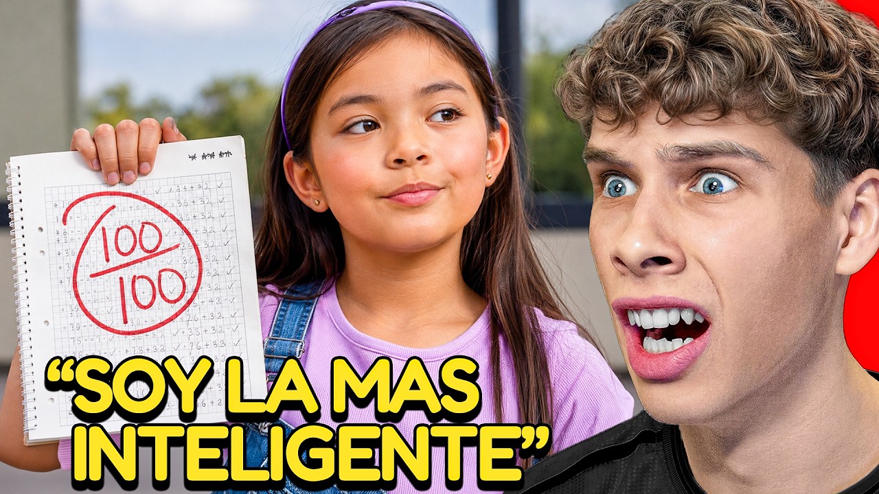 Esta CHICA GENIO Trata MAL a Sus COMPAÑEROS de la ESCUELA!