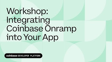Workshop: Integrating Coinbase Onramp into Your App