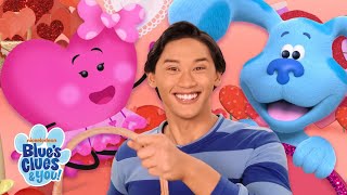 Blue Skidoos into a Valentine's Day Card! 💌 w/ Josh | Blue's Clues & You!