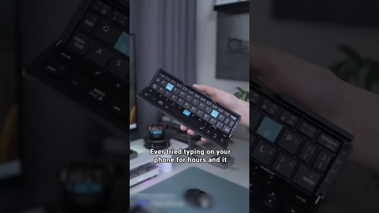 B.O.W Mini Foldable Keyboard | Portable Wireless Keyboard