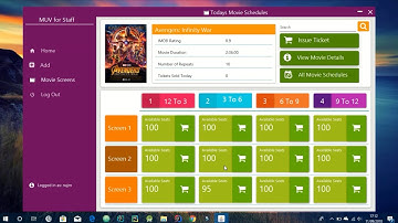 Javafx Cinema Booking System - University Project