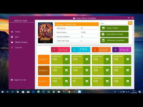 Javafx Cinema Booking System - University Project