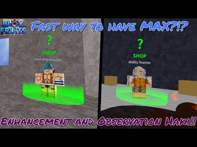 Why cant i get the observetion effect even its max : r/bloxfruits