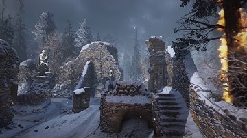 Official Call of Duty  WWII – Ardennes Multiplayer Map Flythrough